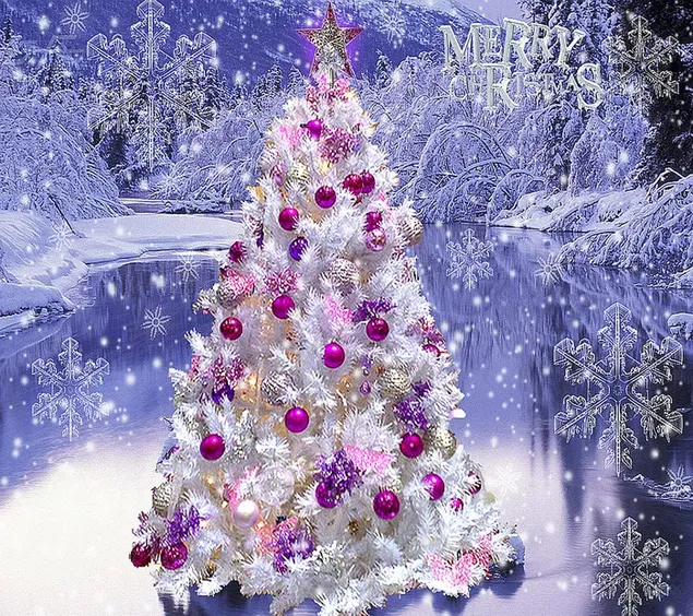 Cây thông Noel băng giá