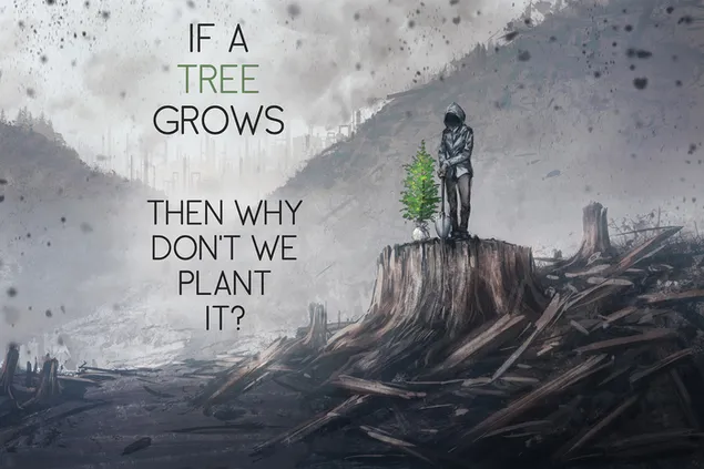 Tapeta Pokud strom roste HD