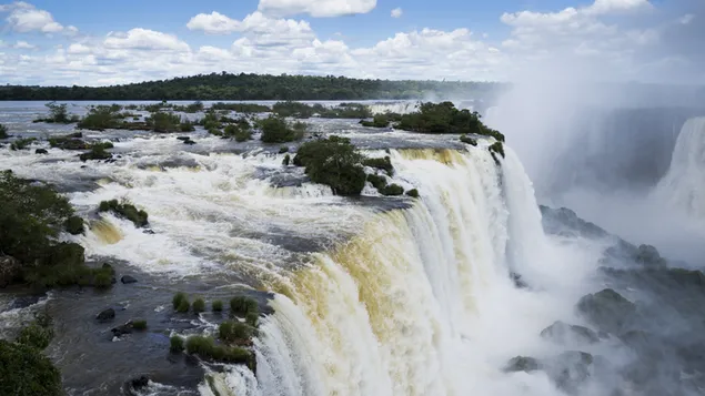 Iguazo-Wasserfälle 4K Hintergrundbild