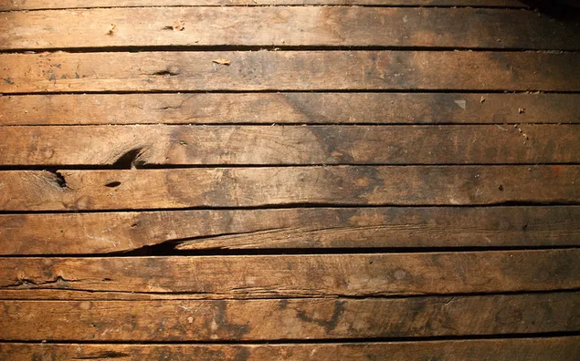 Imagen de nostalgia, suelo de madera marrón de aspecto envejecido