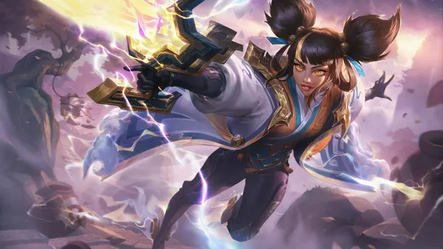 การเดินทางอมตะ 'Zeri' | ลีกออฟเลเจนด์ (LOL) 8K วอลเปเปอร์