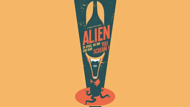 W kosmosie nikt nie słyszy twojego krzyku 8K tapeta