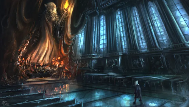 在残酷女神的殿堂 2K 壁纸