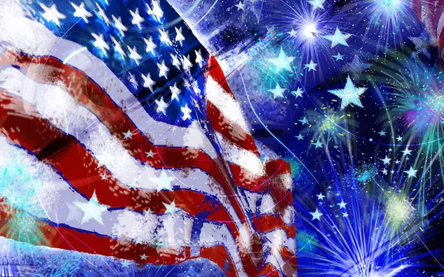 Hari Kemerdekaan - Bendera Amerika HD wallpaper