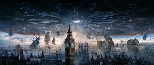インデペンデンスデイ2の映画-ロンドンの災害