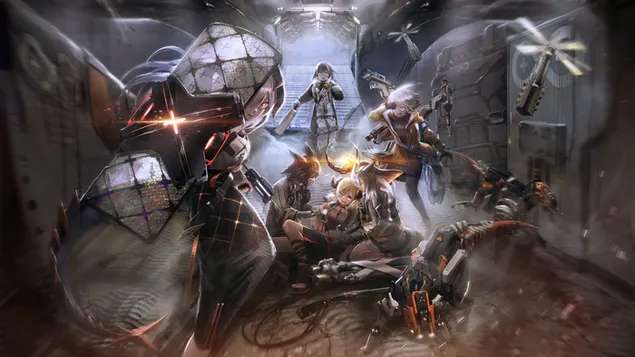 Hình nền 'Ifrit' bị thương - Arknights (Anime Video Game) 8K