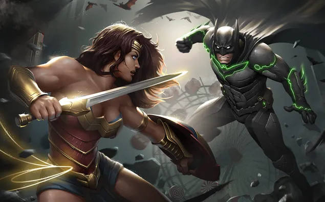 Injustice 2 game - Batman vs Wonder Woman