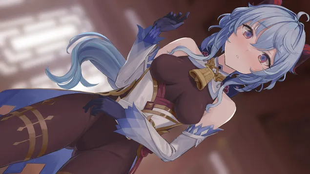 天真少女贛榆| 原神衝擊 4K 壁紙