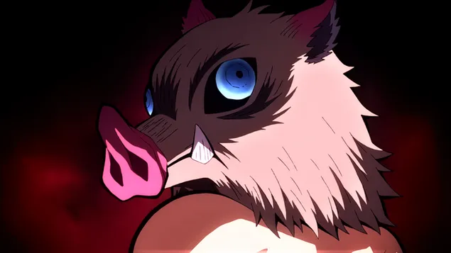 Domuz maskeli Inosuke hashibira - Demon slayer: kimetsu no yaiba HD duvar kağıdı