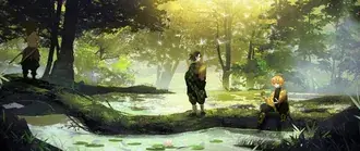 Inosuke, Tanjirou és Zenitsu 2K háttérkép