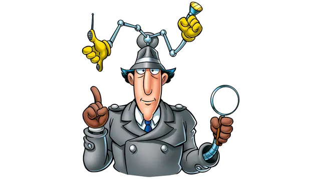 Personazhi anime i Inspector Gadget zgjidh çështjen HD sfond