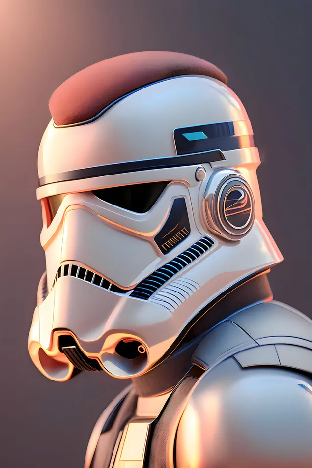 intimidating gaze: a portrait of a stormtrooper ladda ner