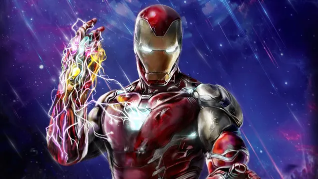 Iron Man Having Infinity Stones Power  download