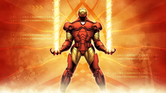 Iron Man Marvel Comics 4K wallpaper