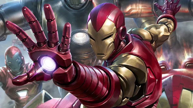 Iron Man (Marvel) Comics 4K wallpaper