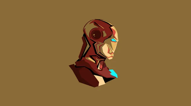 Iron Man (Minimalist Armor) 4K wallpaper