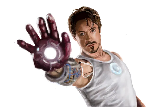 iron man movie - tony stark painting download
