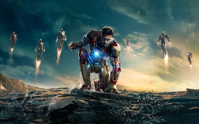Iron man film - Tony Stark 2K achtergrond