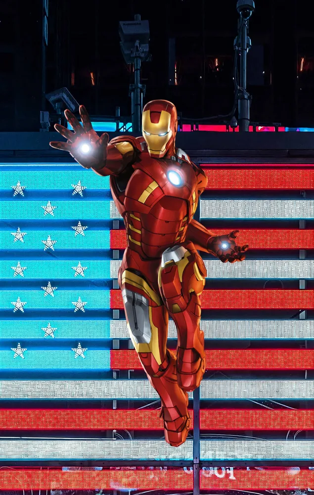 아이언맨의 밤 2K 배경화면