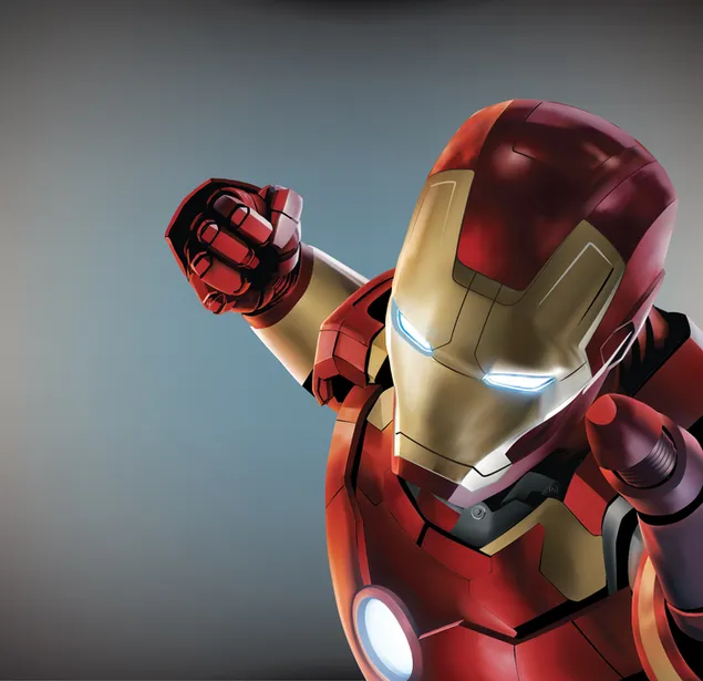 Iron Man: su poderoso puñetazo