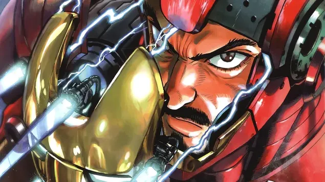 Iron Man Suit Marvel Comics 4K wallpaper
