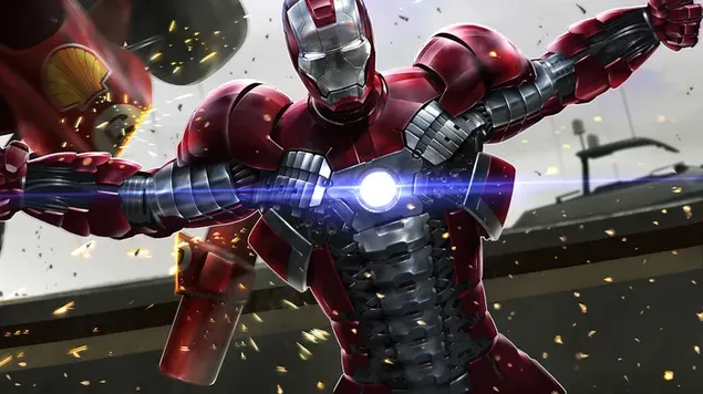Iron man Unibeam 4K wallpaper download