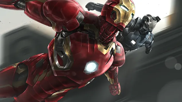 Iron Man y War Machine: ambos se lanzan juntos