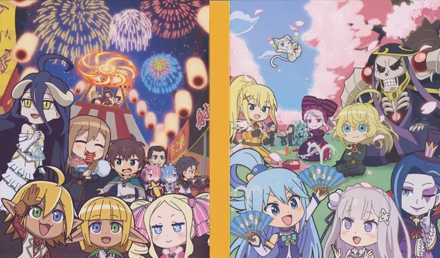 伊势海四重奏动漫人物 4K 壁纸