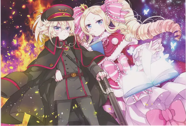 quartet isekai - tanya degurchaff & beatrice brgyry khnyd