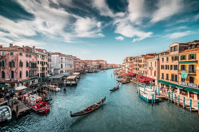 Italia Barcos Venecia Canal