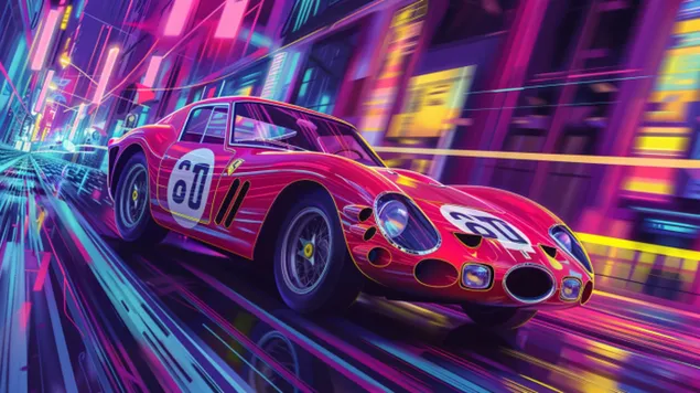 יצירת מופת איטלקית: פרארי 250 GTO משנת 1962, מכונית קלאסית, וינטג' 8K טפט