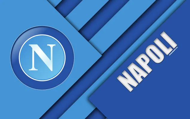 Plakat des italienischen Fußballvereins Serie A Napoli