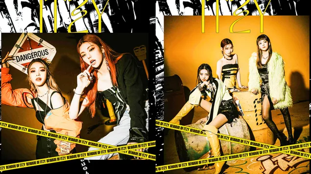 ITZY's leden in 'Mafia in the Morning' MV Shoot (The Album - Guess Who ~2021)