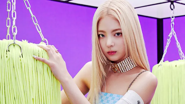 Снимање на албумот на ITZY's Lia - Kill My Doubt (Концепт 2) 4K тапет