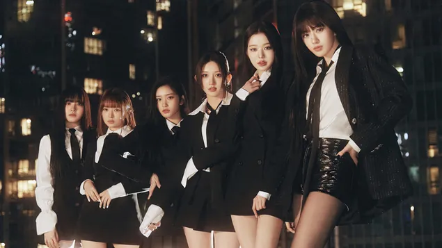 IVE (Kugiran Kpop) Gorgeous Members - I Am MV Shoot 4K kertas dinding