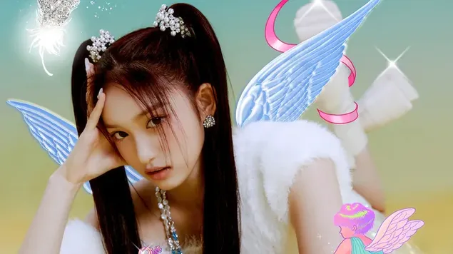 IVEの「Leeseo」| 「ラブダイブ」アルバム写真撮影 4K 壁紙