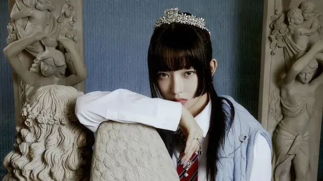 IVE's Rei | التقطت الصور لألبوم "Love Dive" 4K خلفية