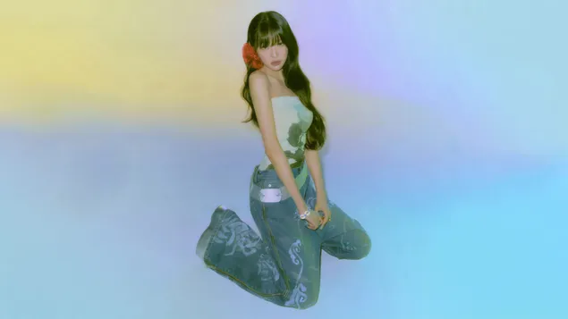 ive wonyoung in heya mv shoot ioslodail