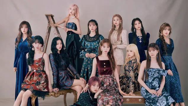 สมาชิก IZ*ONE (วงดนตรีเคป็อป) ถ่ายภาพ MV 'Bloom*Iz' (2020) 4K วอลเปเปอร์