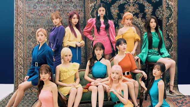 IZ*ONE [K-Pop Band] สมาชิกใน MV Shoot 'Bloom*Iz' (2020) 4K วอลเปเปอร์