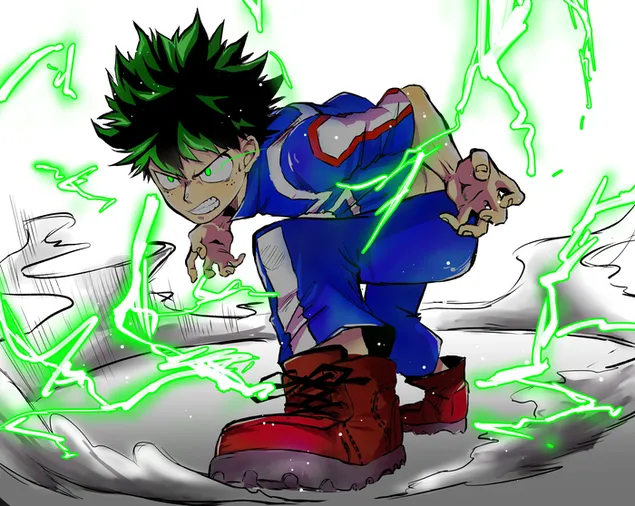 Izuku Midoriya Full Cowl Quirk کاغذدیواری  2K