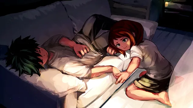 izuku midoriya,ochaco uraraka hvrd