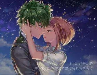 Izuku X Ochaco HD wallpaper