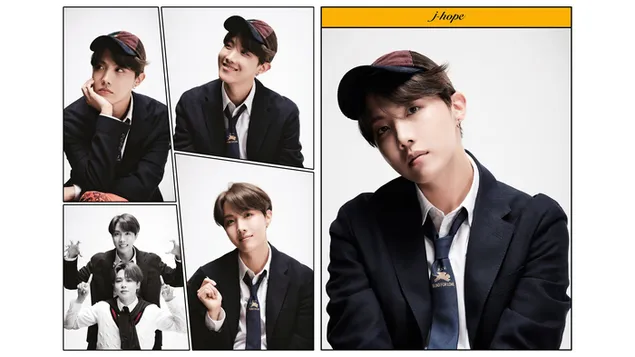J-Hope dalam 'Map of The Soul: 7' Shoot [2020] daripada BTS (Bangtan Boys) 4K kertas dinding