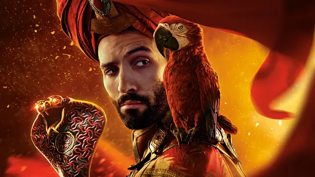 Jafar y Yago - Aladino 4K fondo de pantalla