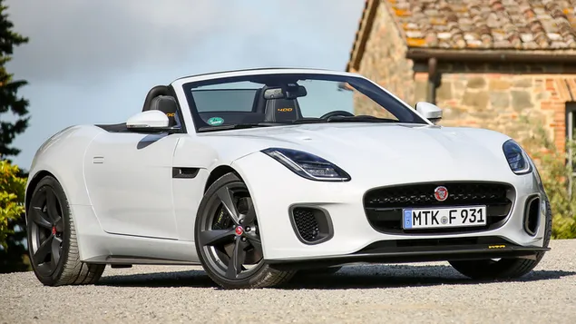 Jaguar F-Type 400 Sport kabriolets 2017 04 HD fona tapete