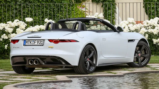 Jaguar F-Type 400 Sport kabriolets 2017 05 HD fona tapete