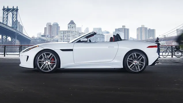 Jaguar F-Type R Convertible 2016 01 HD wallpaper