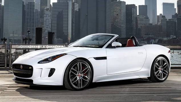 Jaguar F-Type R Convertible 2016 03 HD wallpaper download