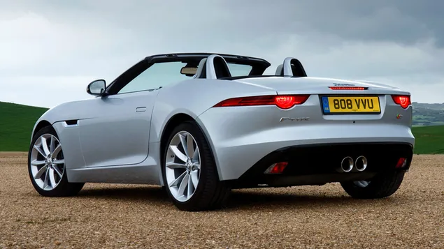 Jaguar F-Type S Conversível 2013 09 HD papel de parede